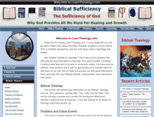 Tablet Screenshot of learntheology.com
